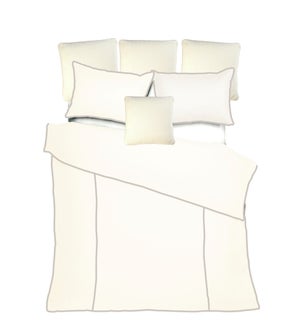 Churchill Linen - Ivory with Flax Bedset - King